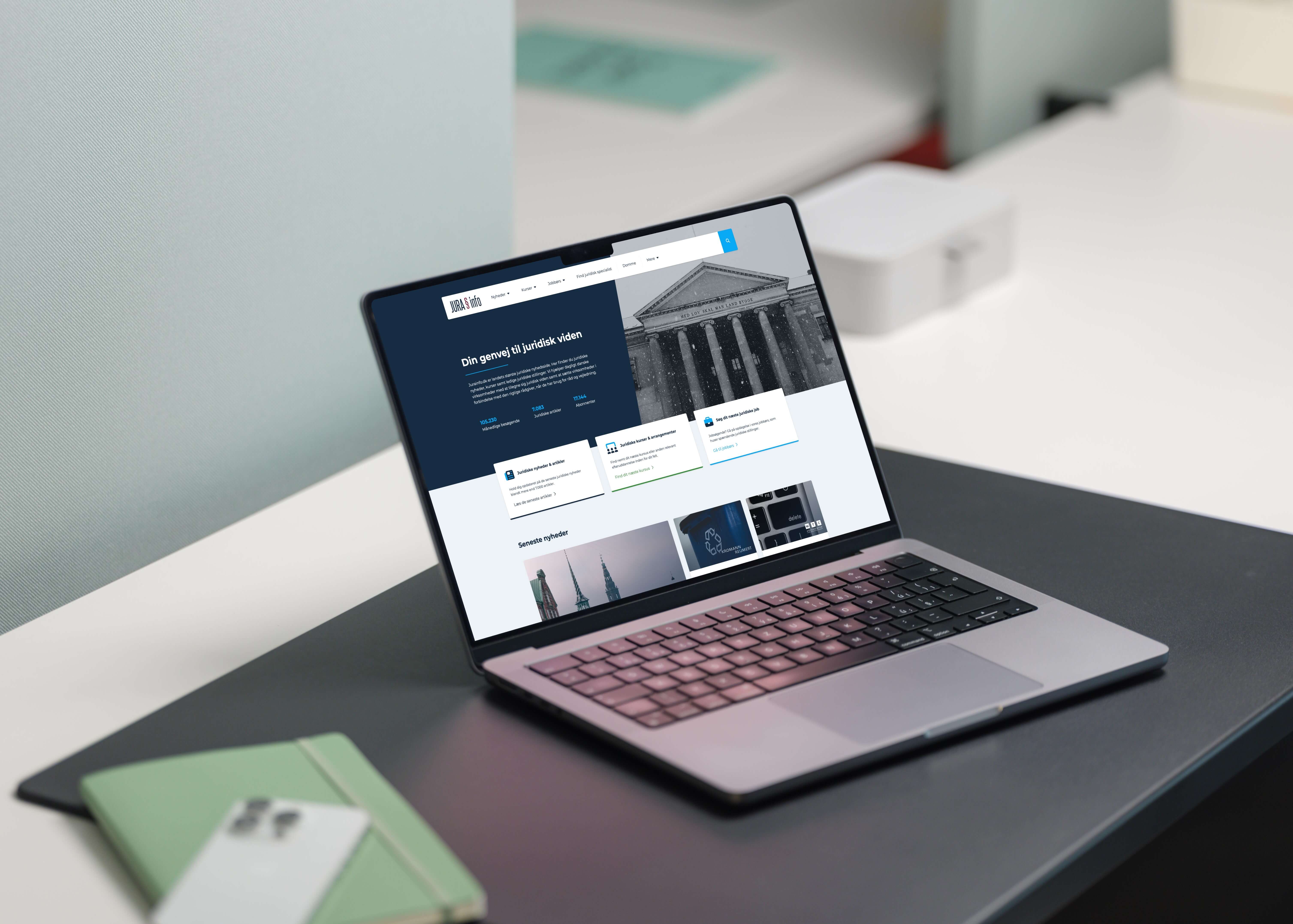 Jurainfo mockup